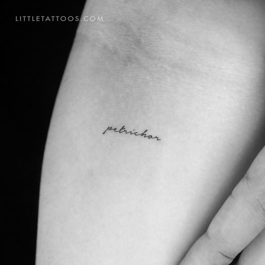 Petrichor Temporary Tattoo - Set of 3