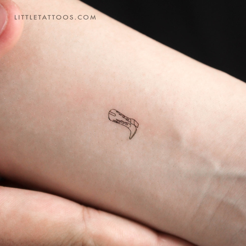 Tatuaje temporal de bota de vaquero pequeña - Juego de 3
