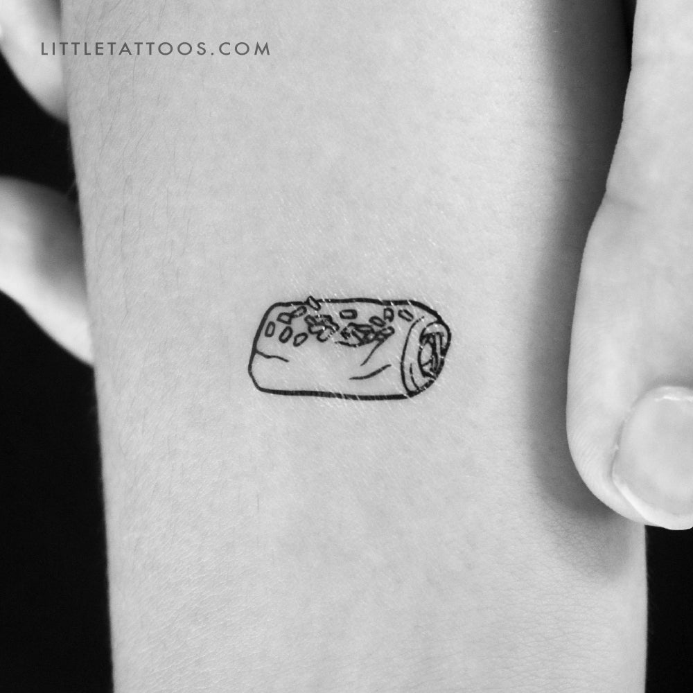 Tatuaje temporal de Pain Au Chocolat - Juego de 3
