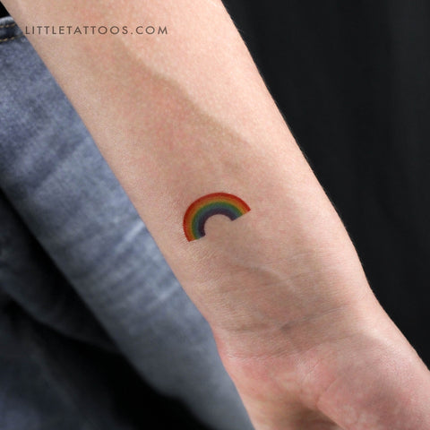 Rainbow Temporary Tattoo - Set of 3