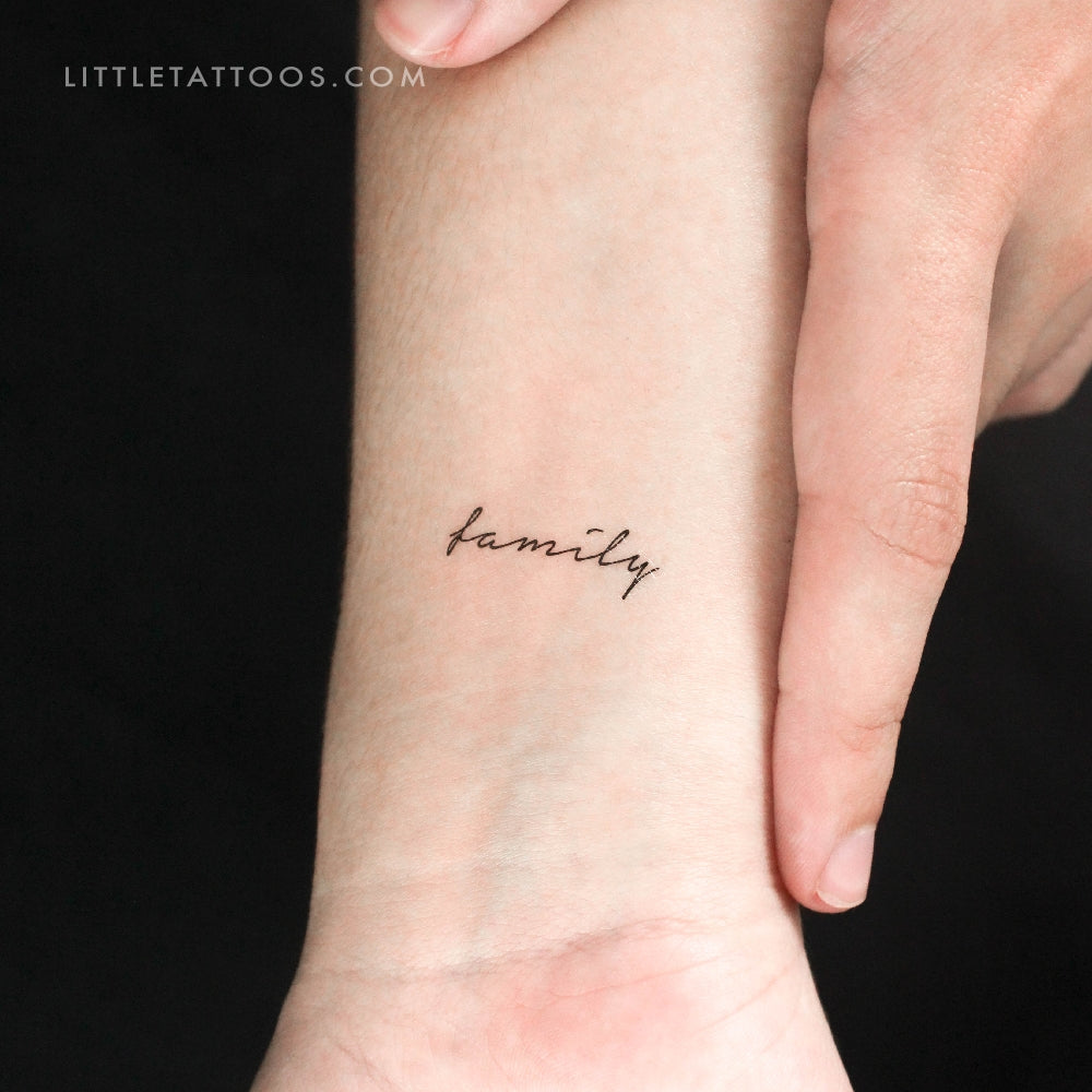 Tattoos of the Word Family: A Loving Touch