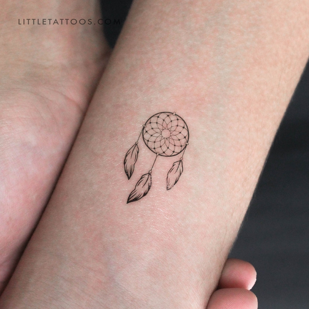 Tatuaje temporal de atrapasueños - Juego de 3