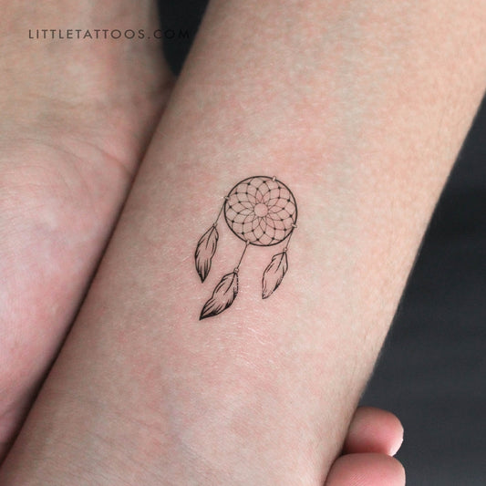 Tatuaje temporal de atrapasueños - Juego de 3