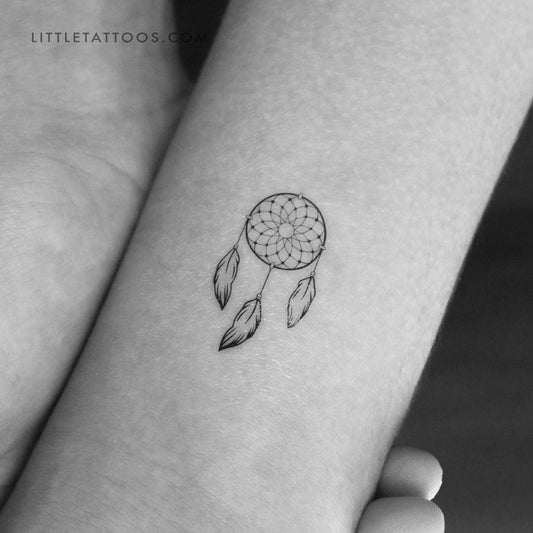 Tatuaje temporal de atrapasueños - Juego de 3