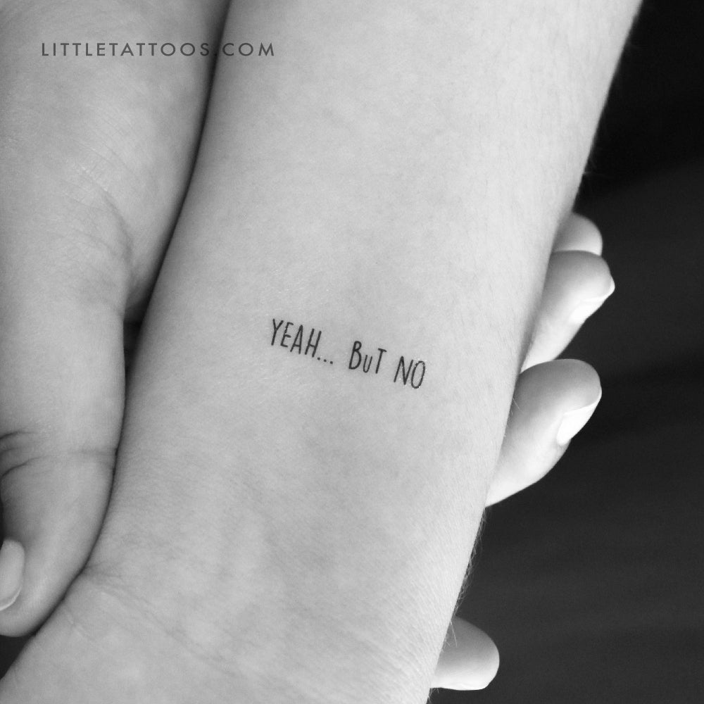 Sí... Pero no tatuajes temporales - Set de 3