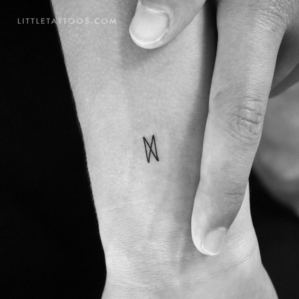 Tatuaje temporal de la runa Dagaz (juego de 3)