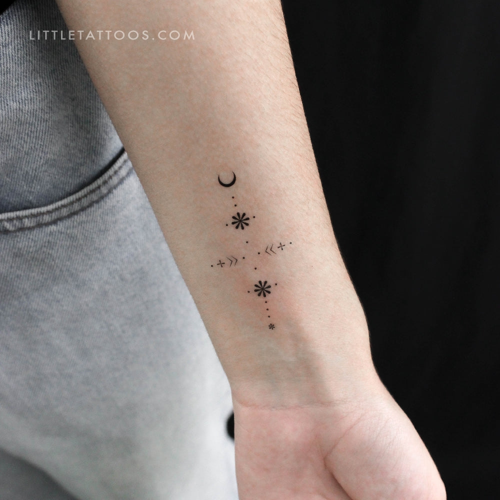 Tatuaje temporal ornamental para muñeca de Puntuak (juego de 3)
