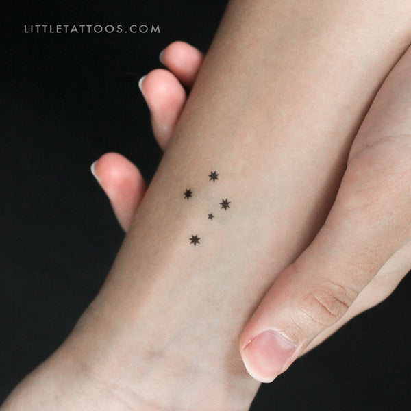 Crux Constellation Temporary Tattoo - Set of 3