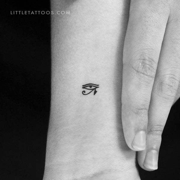 Tiny Eye Of Ra Temporary Tattoo - Set of 3