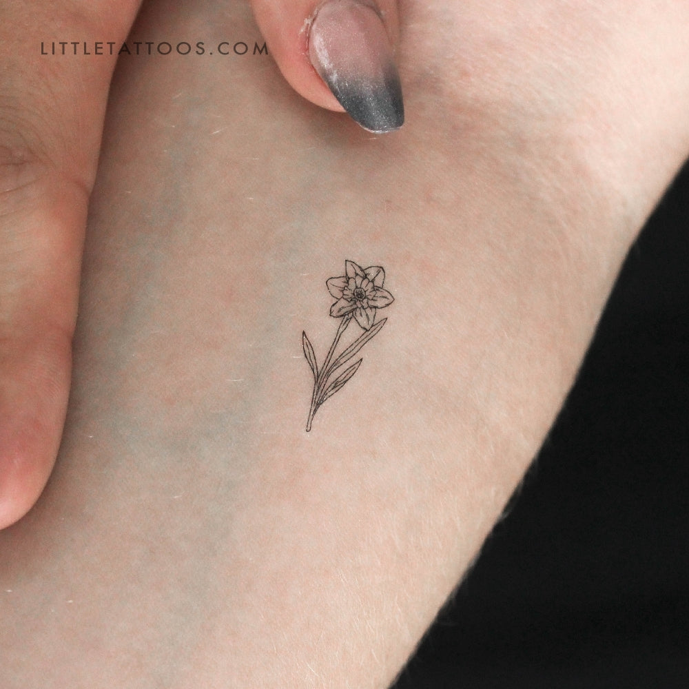 Narcissus Temporary Tattoo - Set of 3