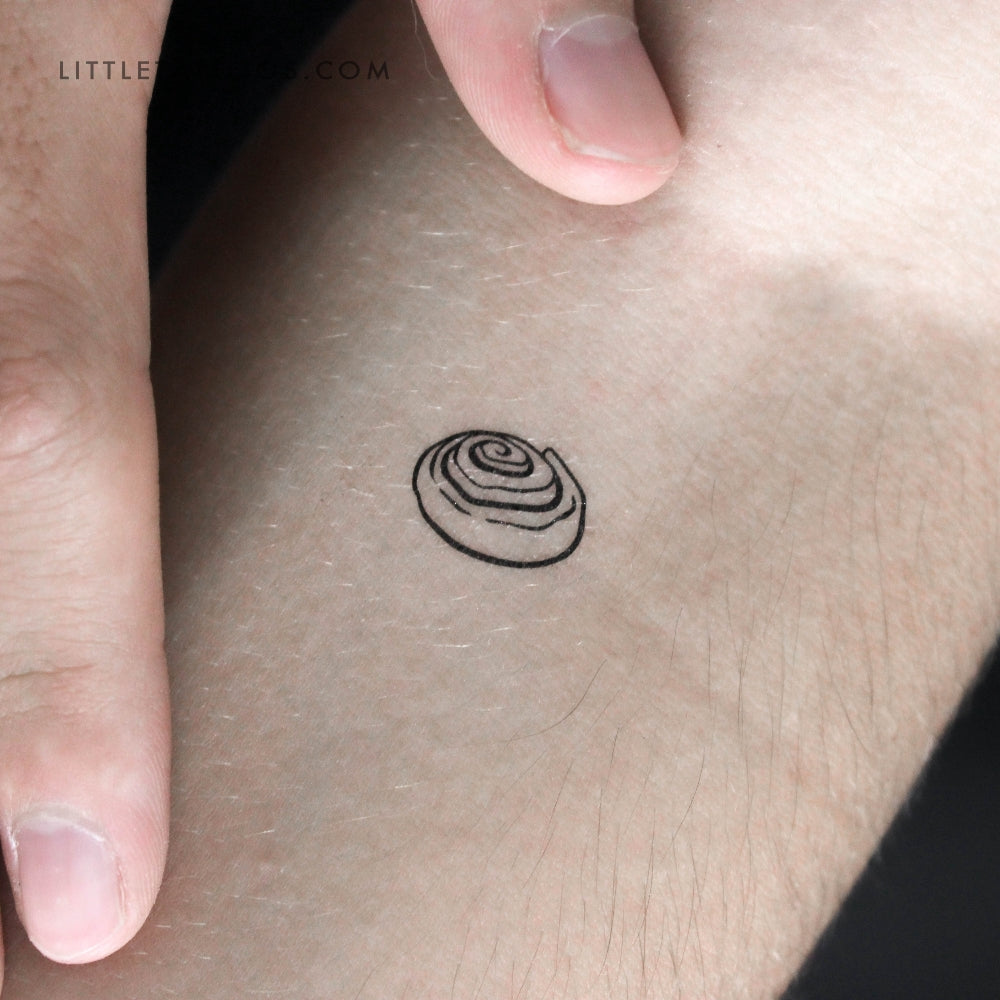Tatuaje Temporal Ensaymada - Juego de 3
