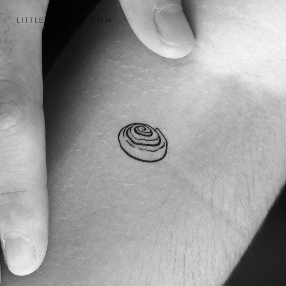 Tatuaje Temporal Ensaymada - Juego de 3