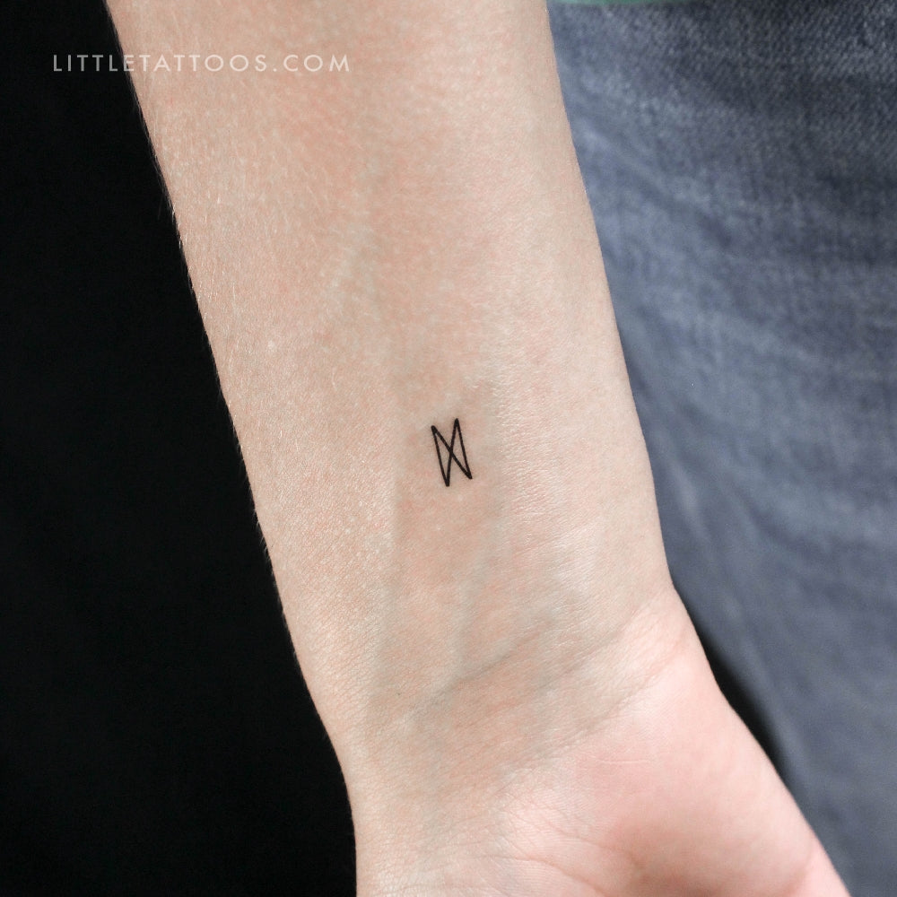Tatuaje temporal de la runa Dagaz (juego de 3)