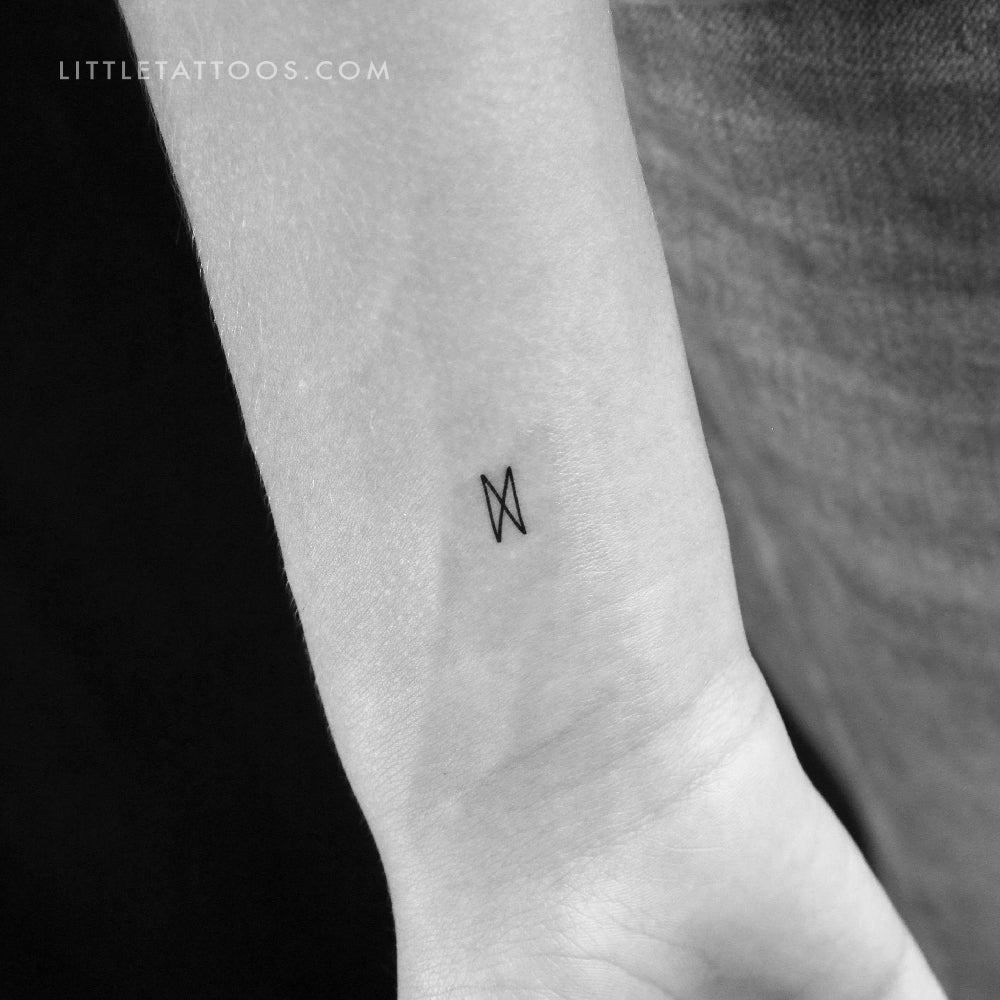 Tatuaje temporal de la runa Dagaz (juego de 3)