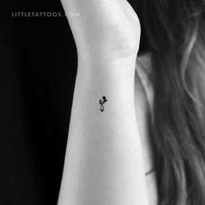 Tiny Mother And Son Symbol Temporary Tattoo - Set of 3