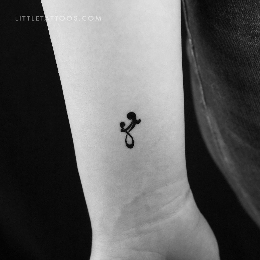 Tatuaje temporal pequeño de madre e hijo (juego de 3)