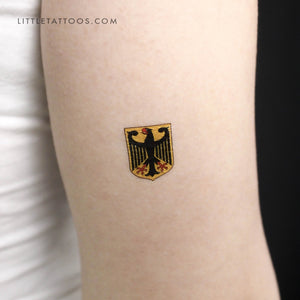 Germany Coat Of Arms Temporary Tattoo - Set of 3