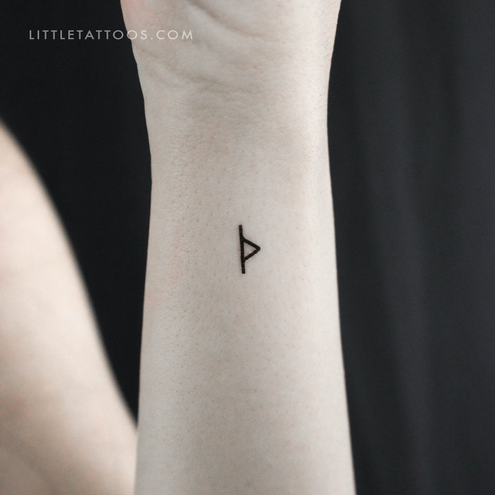 Tatuaje temporal de la runa Purizas (juego de 3)