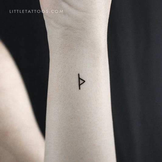 Tatuaje temporal de la runa Purizas (juego de 3)