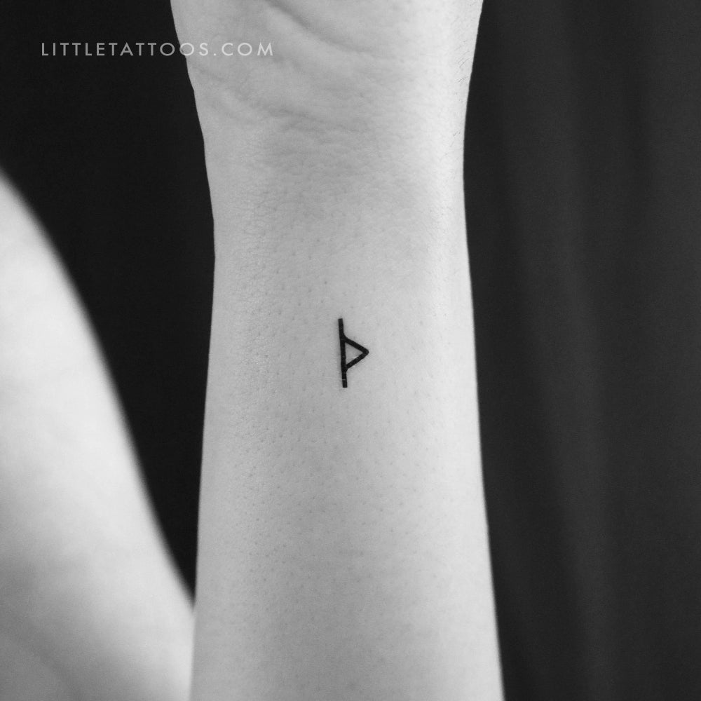 Tatuaje temporal de la runa Purizas (juego de 3)