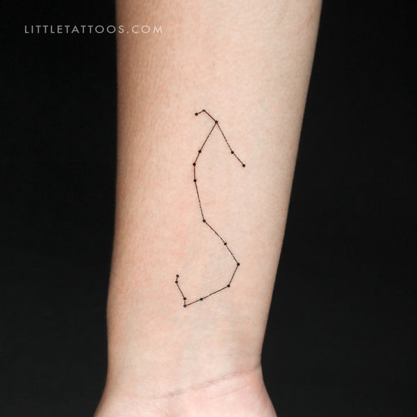 Scorpius Constellation Temporary Tattoo - Set of 3