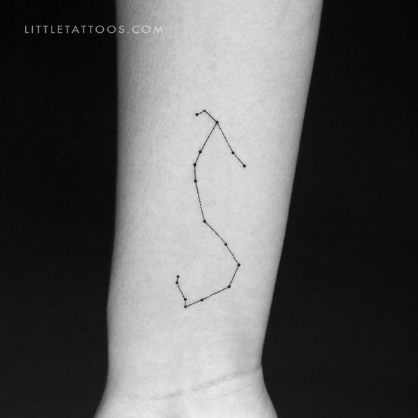 Scorpius Constellation Temporary Tattoo - Set of 3