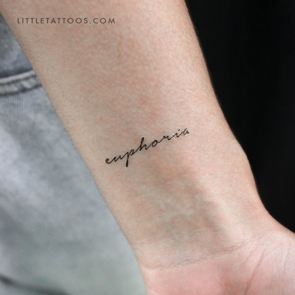 Euphoria Temporary Tattoo - Set of 3