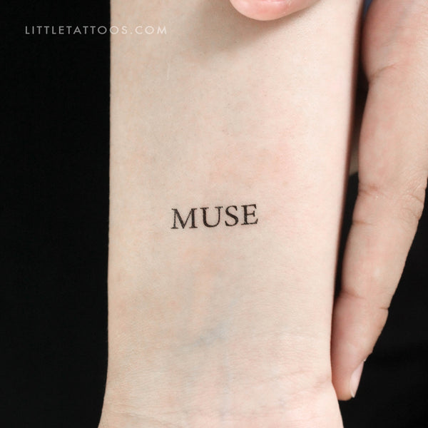 Uppercase Muse Temporary Tattoo - Set of 3