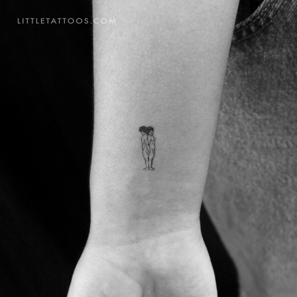 Tatuaje temporal de gemelos - Juego de 3