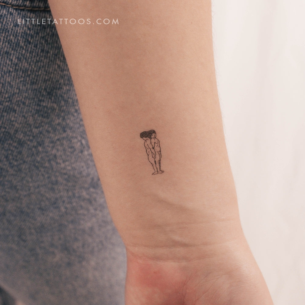 Tatuaje temporal de gemelos - Juego de 3