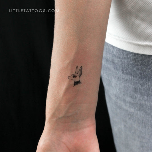 Tatuaje temporal de Anubis - Juego de 3