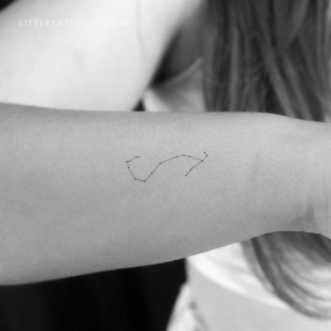 Small Scorpius Constellation Temporary Tattoo - Set of 3