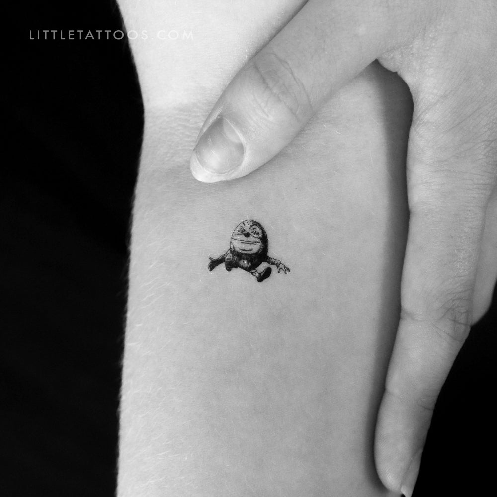 Tatuaje temporal de Humpty Dumpty - Juego de 3