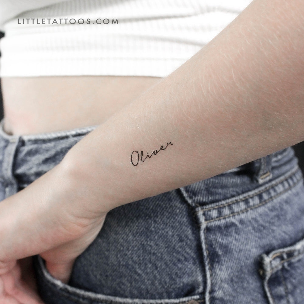 Tatuaje temporal de Oliver - Juego de 3