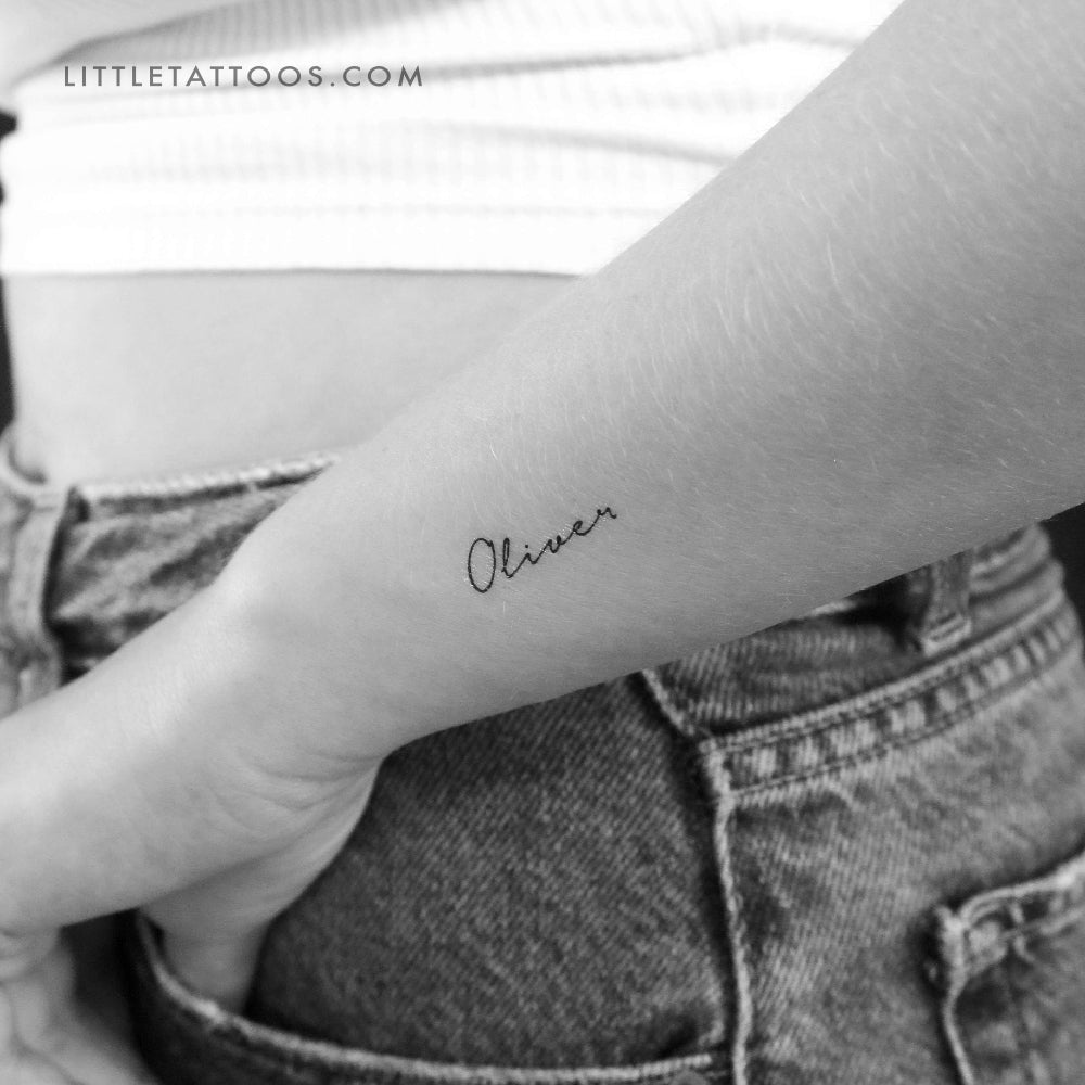 Tatuaje temporal de Oliver - Juego de 3