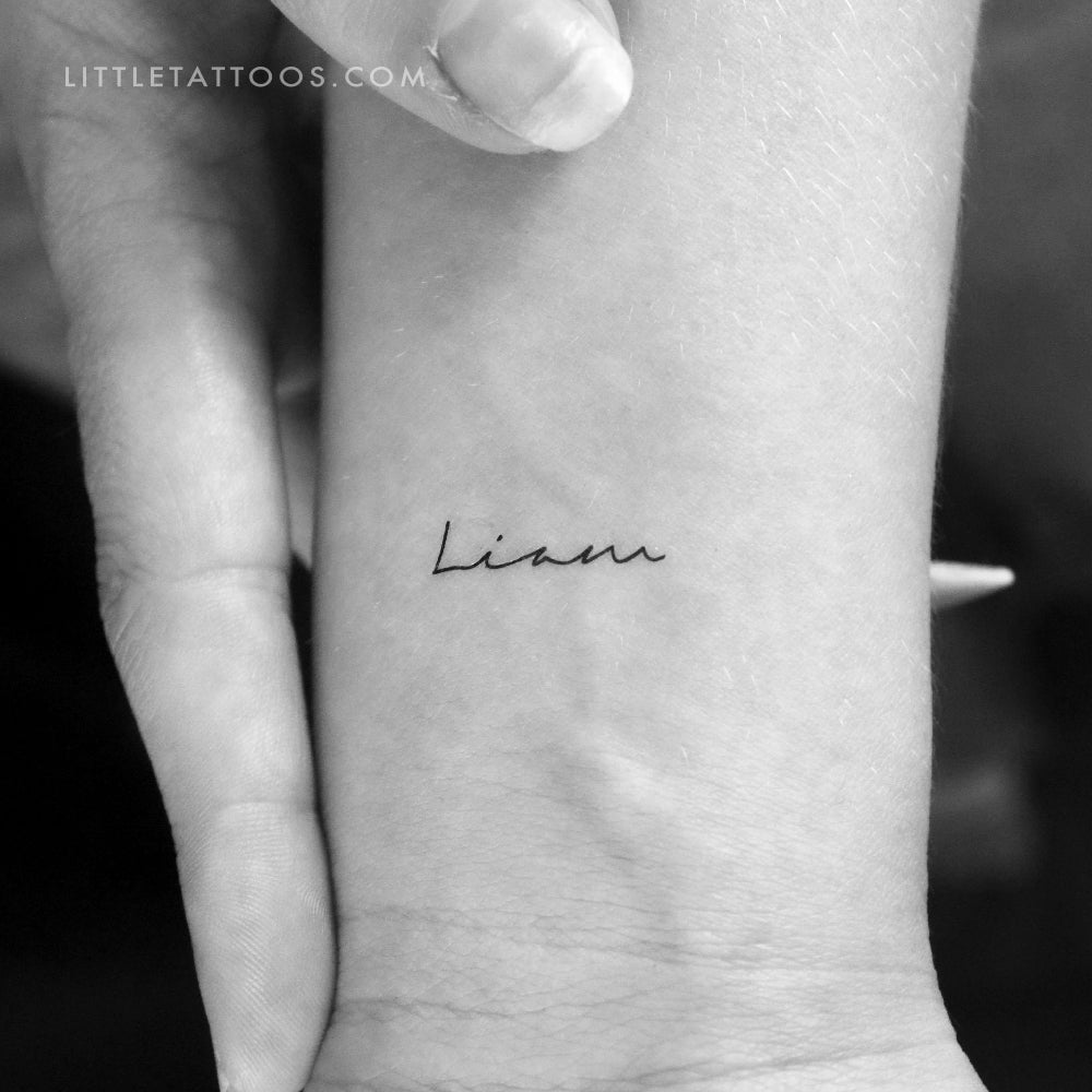 Tatuaje temporal pequeño de Liam - Juego de 3