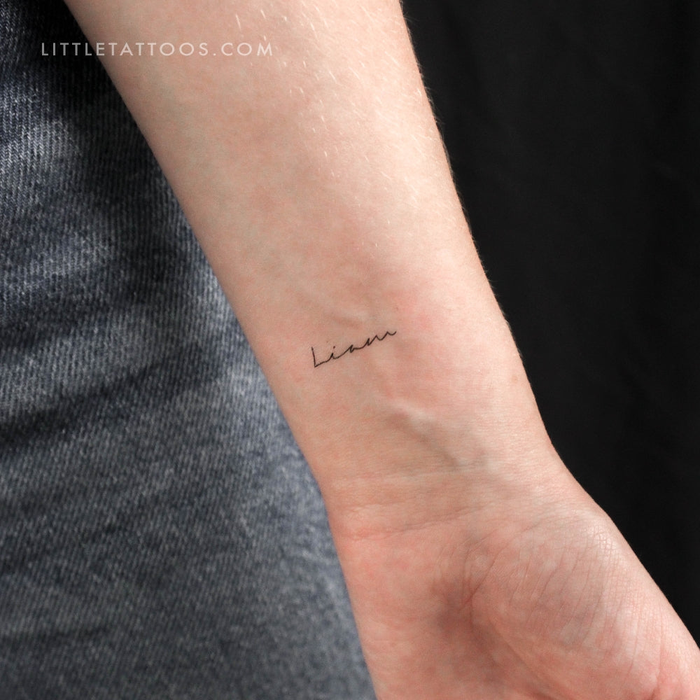 Tatuaje temporal pequeño de Liam - Juego de 3