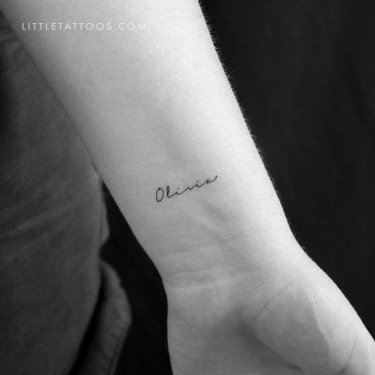 Tatuaje temporal de Olivia - Juego de 3