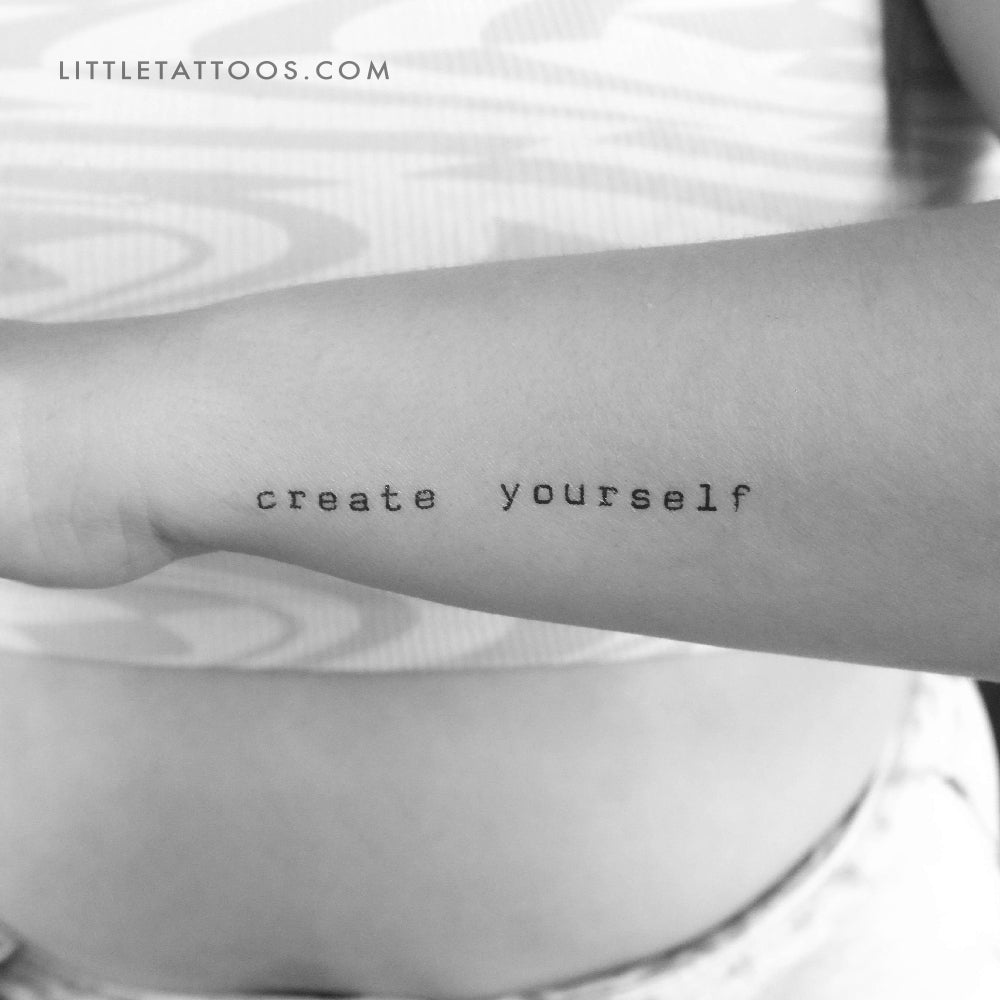 Tatuaje temporal a juego "Crea tú mismo" - Juego de 3