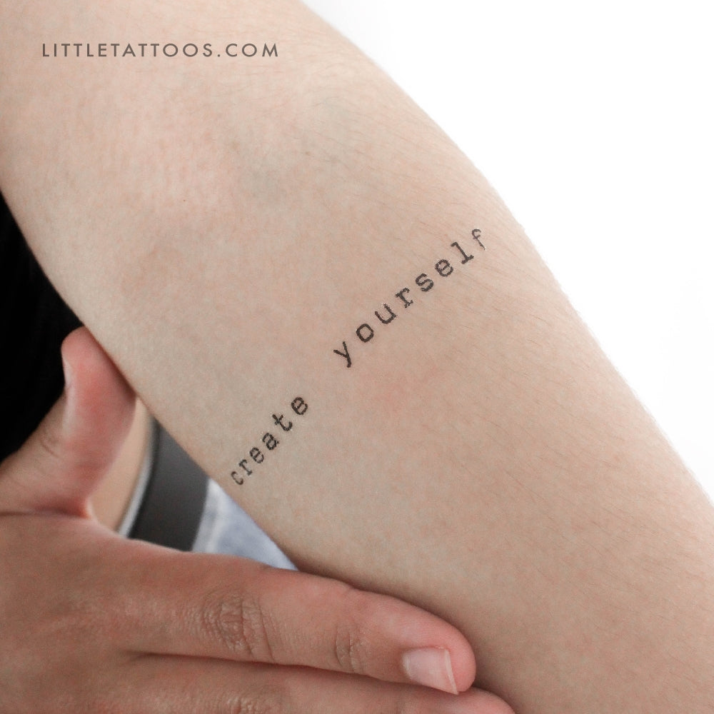 Tatuaje temporal a juego "Crea tú mismo" - Juego de 3