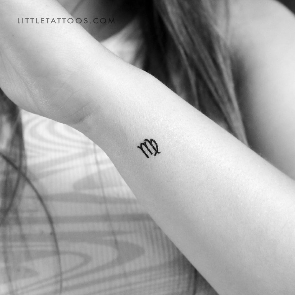 Virgo zodiac sign tattoo ideas 60 photos - Astrologytoyou.com