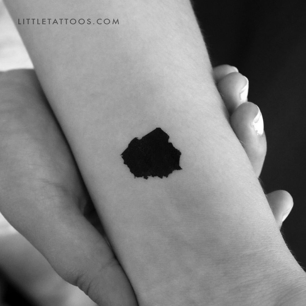 Tatuaje temporal del mapa de Polonia (juego de 3)