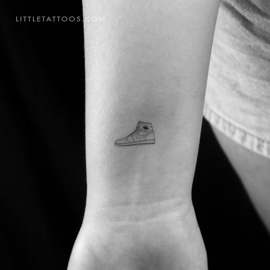 Tatuaje temporal de línea fina de Air Jordan 1 (juego de 3)