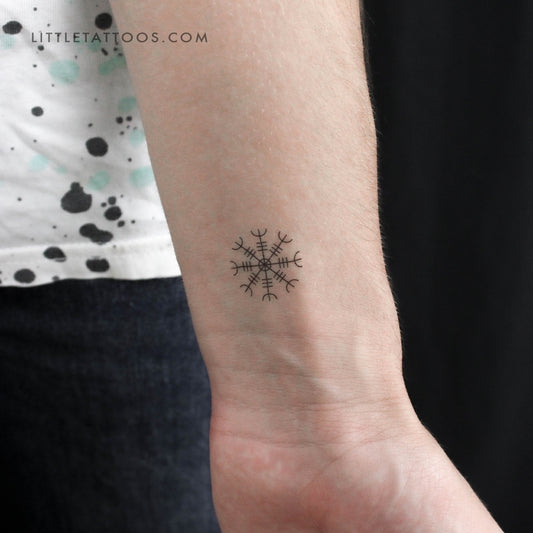 Tatuaje temporal de Aegishjalmur - Juego de 3