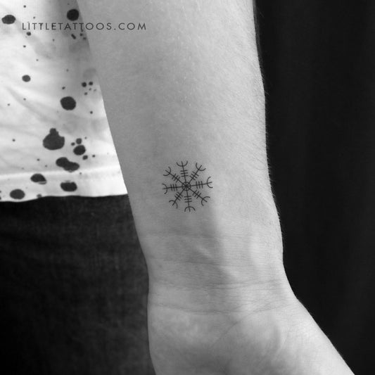 Tatuaje temporal de Aegishjalmur - Juego de 3