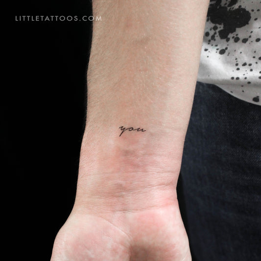 Tatuaje temporal "You" - Juego de 3