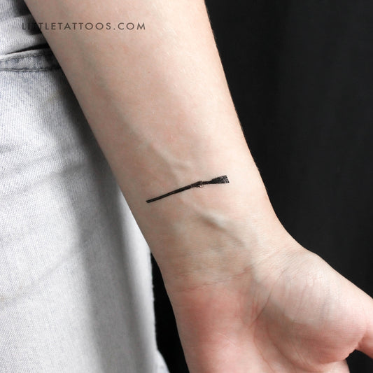 Tatuaje temporal de rifle - Juego de 3