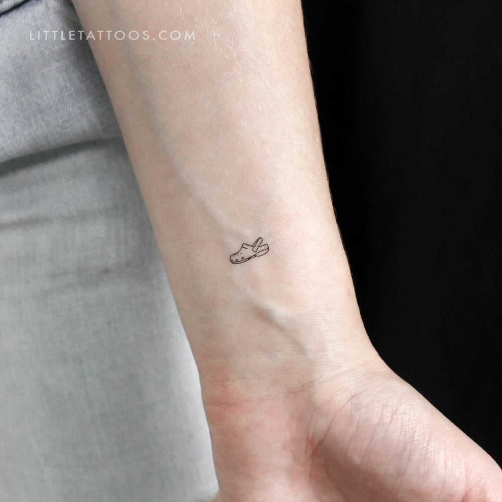 Tatuaje temporal de zuecos - Juego de 3