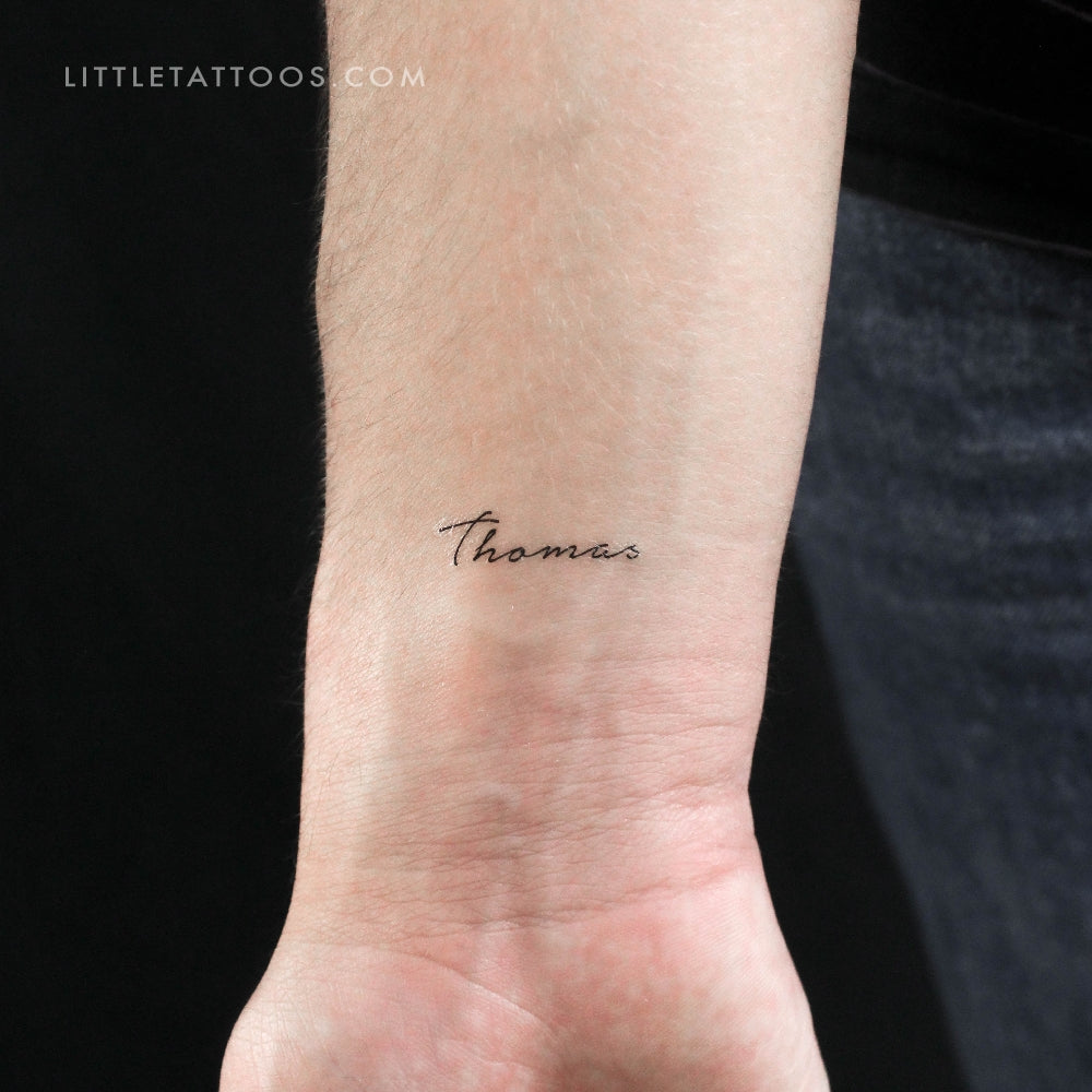 Thomas A Ratto Thomas Temporary Tattoo - Set of 3 – Temporary Little Tattoos