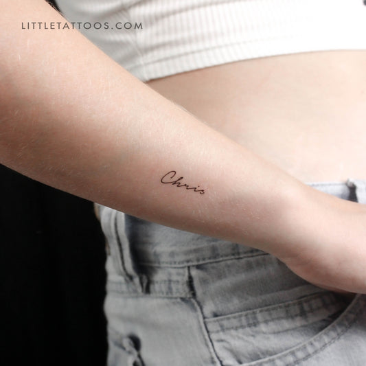 Tatuaje temporal de Chris - Juego de 3